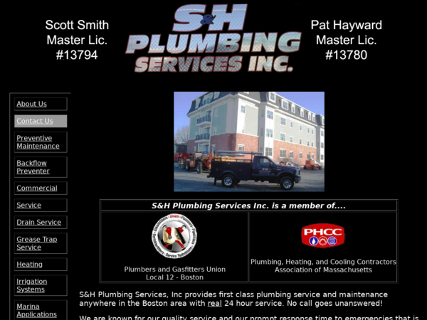 S & H Plumbing Services Inc.