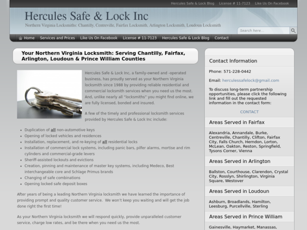 Hercules Safe and Lock