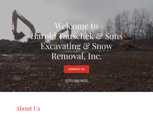 Harold Tauschek & Son's Excavating & Snow Removal Inc