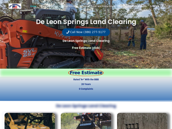 De Leon Springs Land Clearing