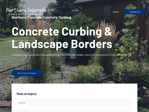 Northern Colorado Concrete Curbing