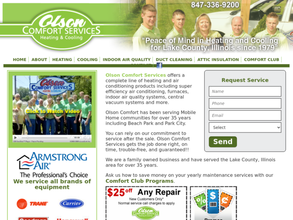Olson Comfort Services Heating & Cooling