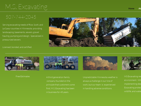 M S Excavating Inc