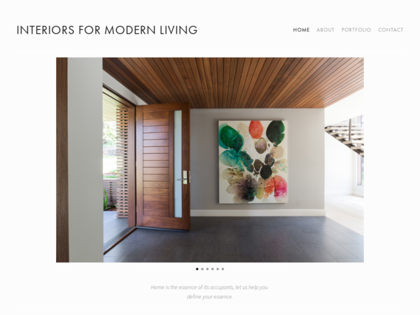 Interiors For Modern Living