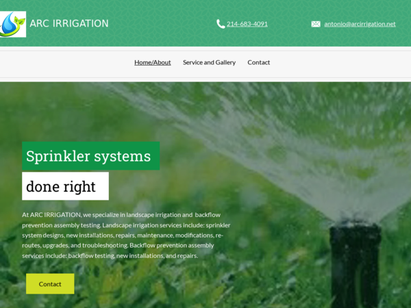 Arc Irrigation