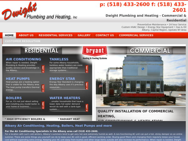 Dwight Plumbing & Heating Inc