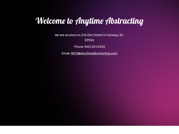 Anytime Abstracting Associates