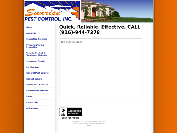 Sunrise Pest Control
