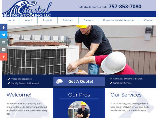 Coastal Heating & Cooling