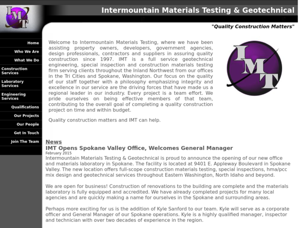 Intermountain Materials Testing