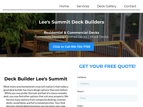 Deck Builder Lee Summit