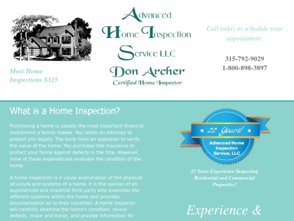Advanced Home Inspection Service