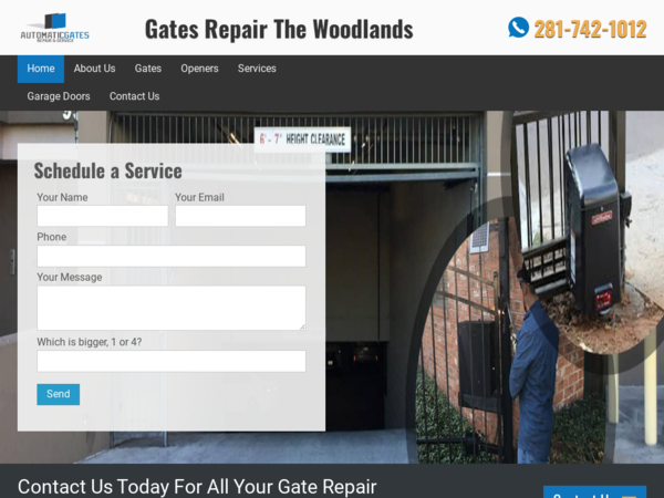 Mobile Gate Repair Services the Woodlands