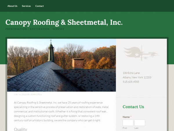 Canopy Roofing & Sheetmetal