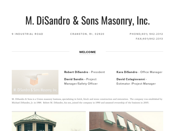 M Disandro & Sons Masonry Inc