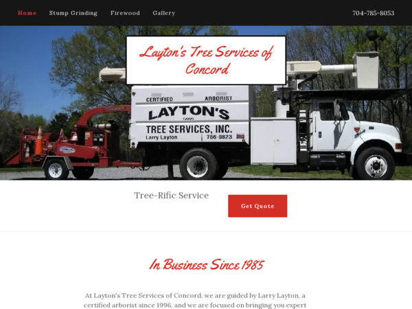Layton's Tree Services-Concord Inc