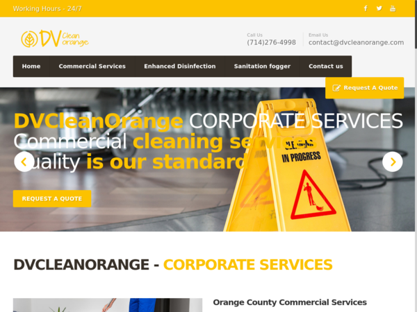 Dvclean Orange Janitorial