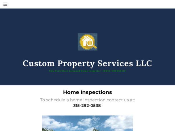 Custom Property Services LLC Home Inspections