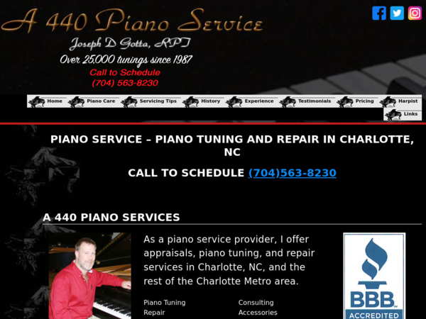A 440 Piano Service
