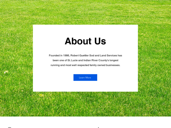 Robert Guettler Sod and Land Services