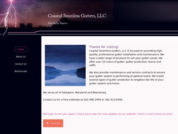 Coastal Seamless Gutters LLC
