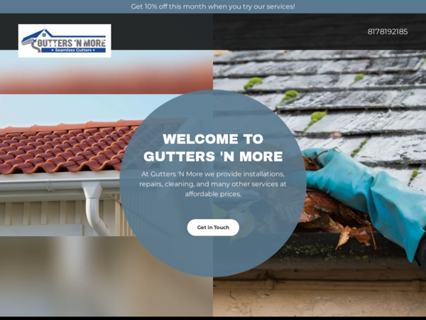 Gutters 'N More LLC