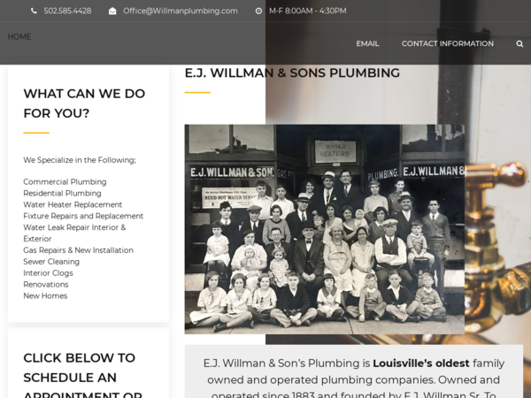 E.J. Willman & Sons Plumbing