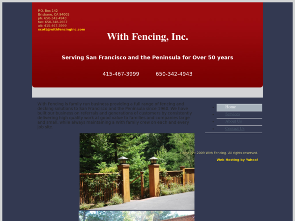 With Fencing Inc