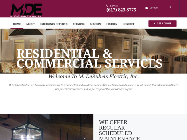 M Derubeis Electric Inc