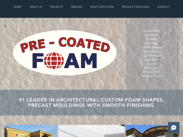 Precoated Foam