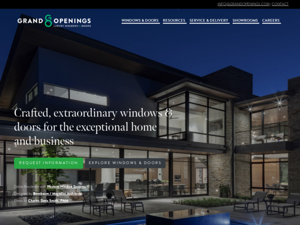 Grand Openings Luxury Windows & Doors