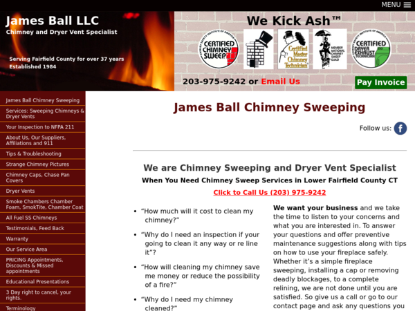 James Ball Chimney Cleaning