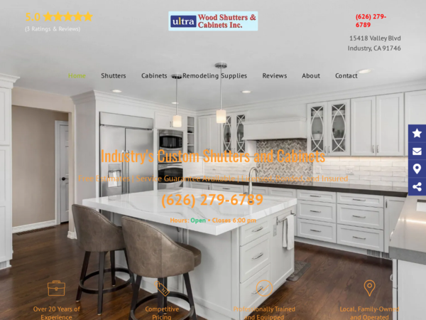 Ultra Wood Shutter & Cabinets Inc.