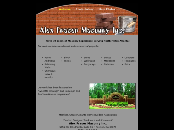 Alex Fraser Masonry Inc