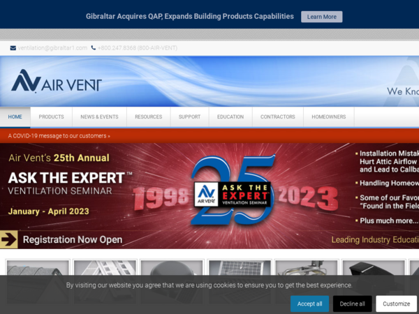 Air Vent Inc.