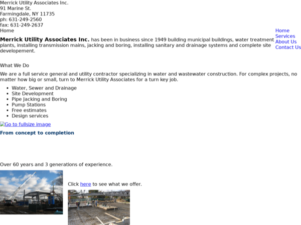 Merrick Utility Associates Inc