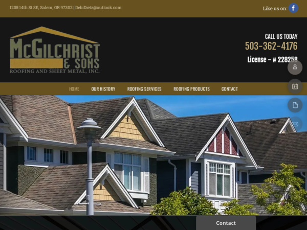 McGilchrist & Sons Roofing & Sheet Metal Inc