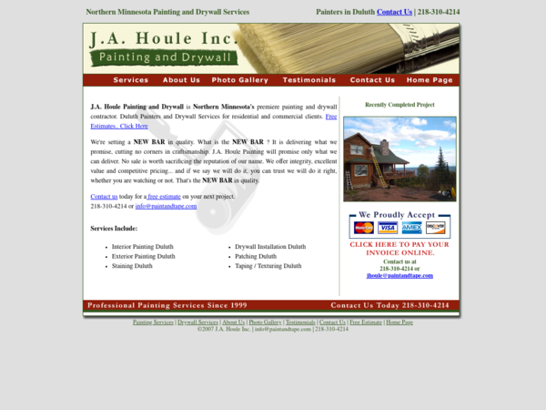 J.A. Houle Painting and Drywall