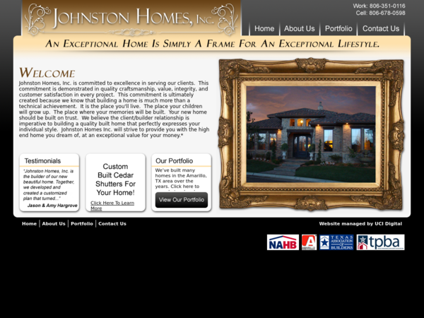 Johnston Homes Inc