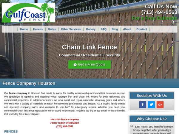 Gulf Coast Fence