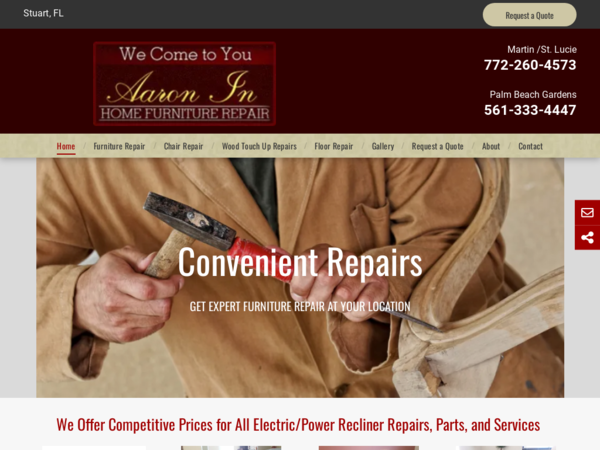 Aaron in Home Furniture Repair
