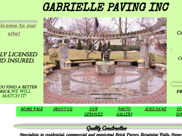 Gabrielle Paving Inc