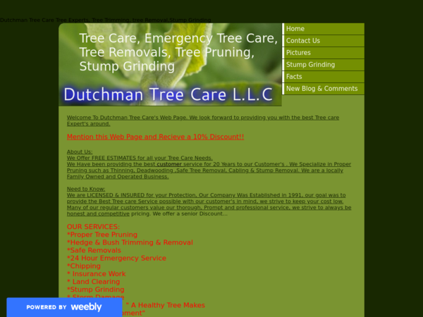 A Dutchman Tree Care LLC