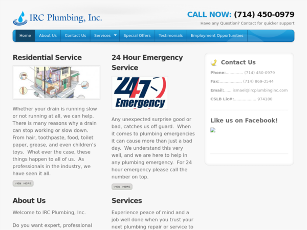 IRC Plumbing Inc.