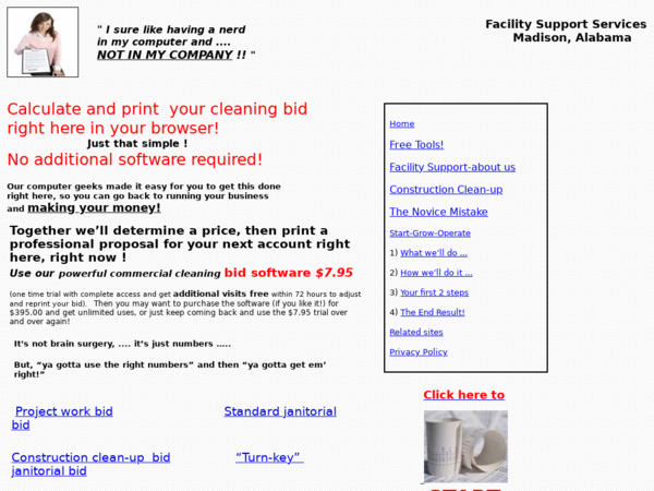A Cleaning Bid