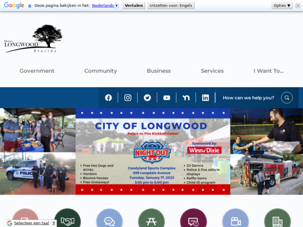 Longwood Public Works Department