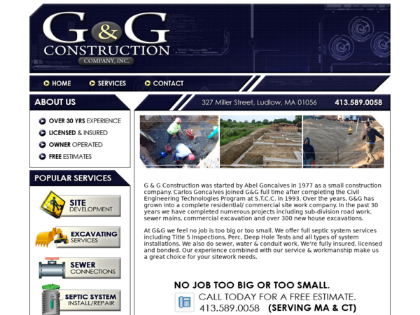 G & G Construction Co Inc
