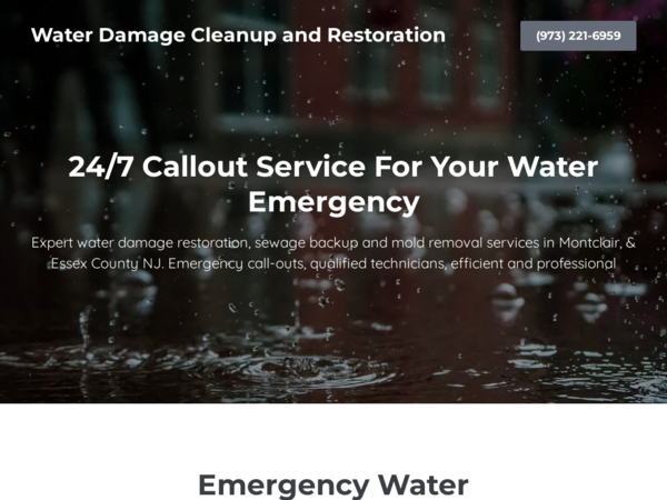 Water Damage Cleanup and Restoration