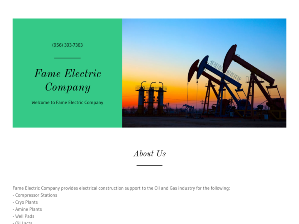 Fame Electric Company