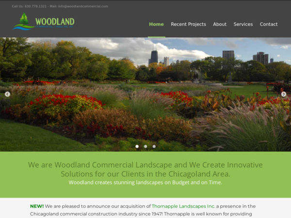 Woodland Commercial Lanscape